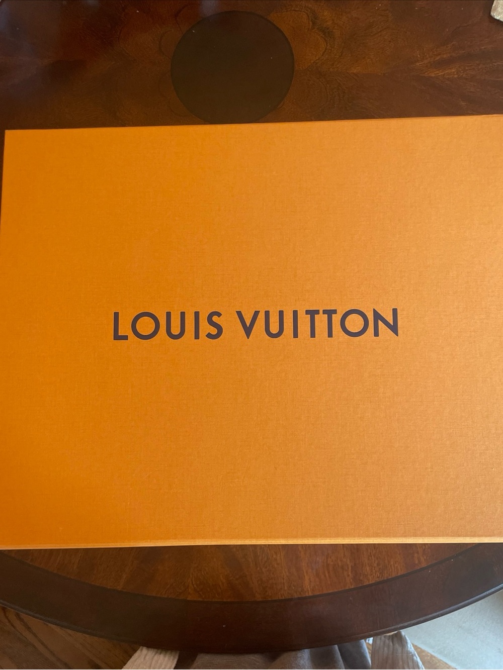 Louis Vuitton Orange Purse Box 18X14.5X6.5